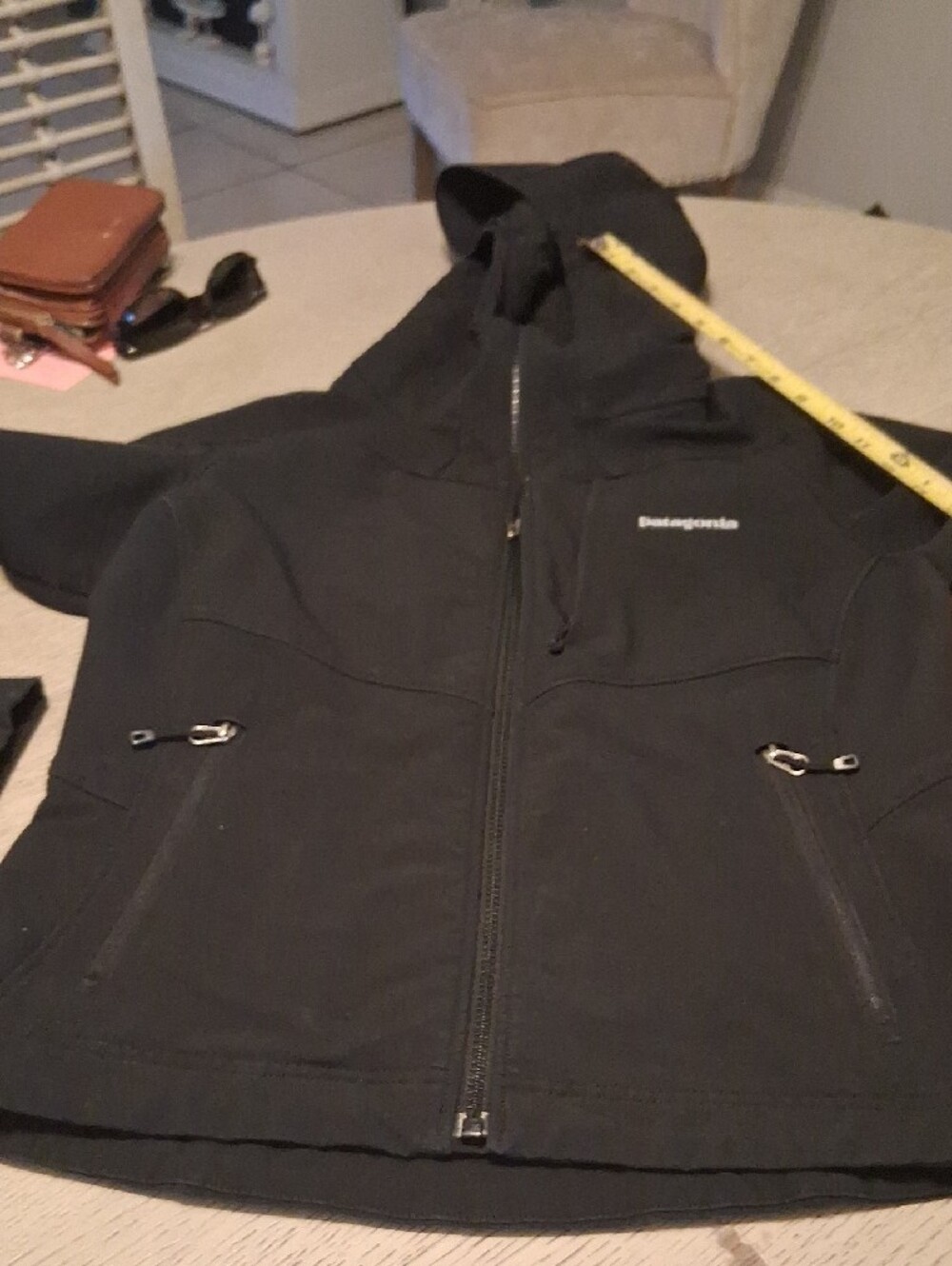 Patagonia Black Hooded Performance Softshell Jacket. Firm Price. No Bundles